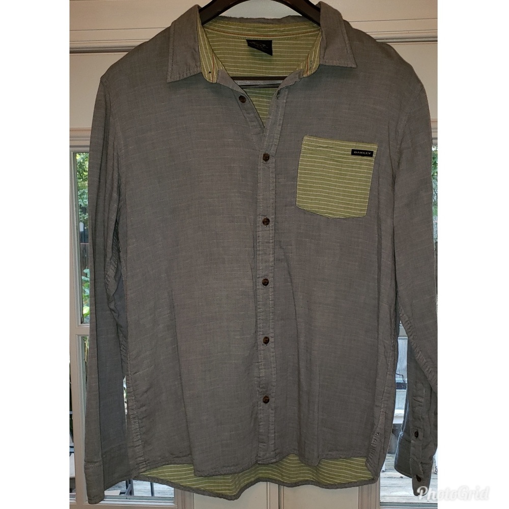 Mens Oakley Button Down